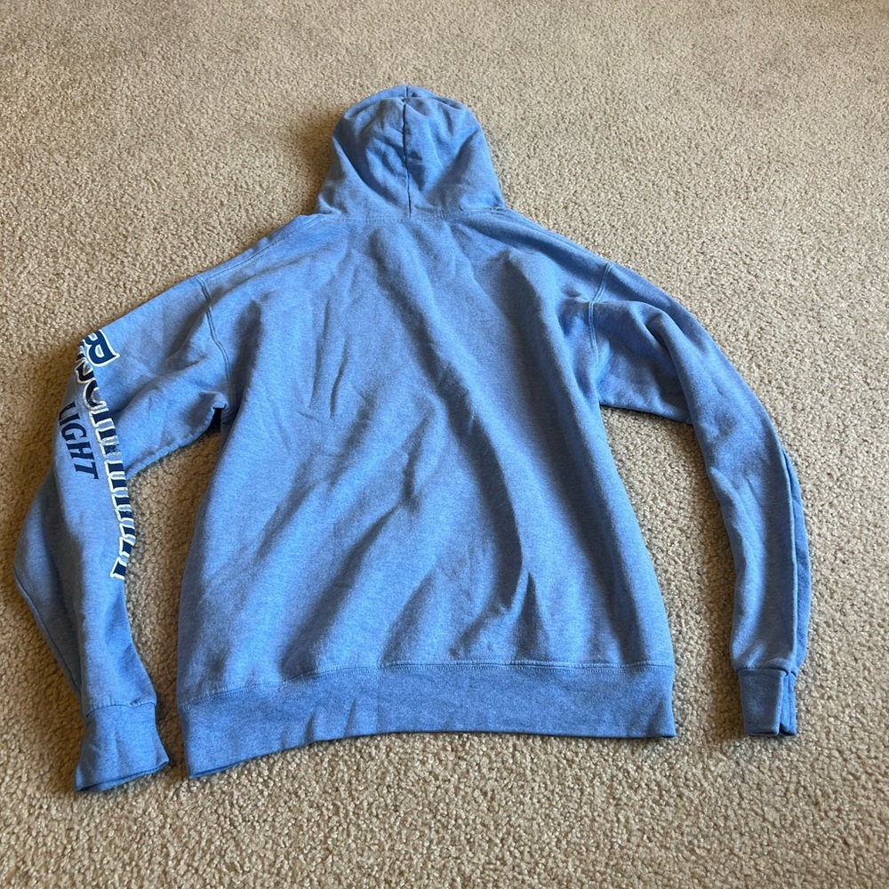 Fruit of the Loom Busch light Blue Graphic Hoodie - Picture 5 of 5